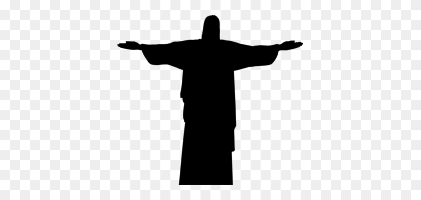 371x340 Christian Clip Art Christ The Redeemer Silhouette Christianity - Free Clipart Of Jesus