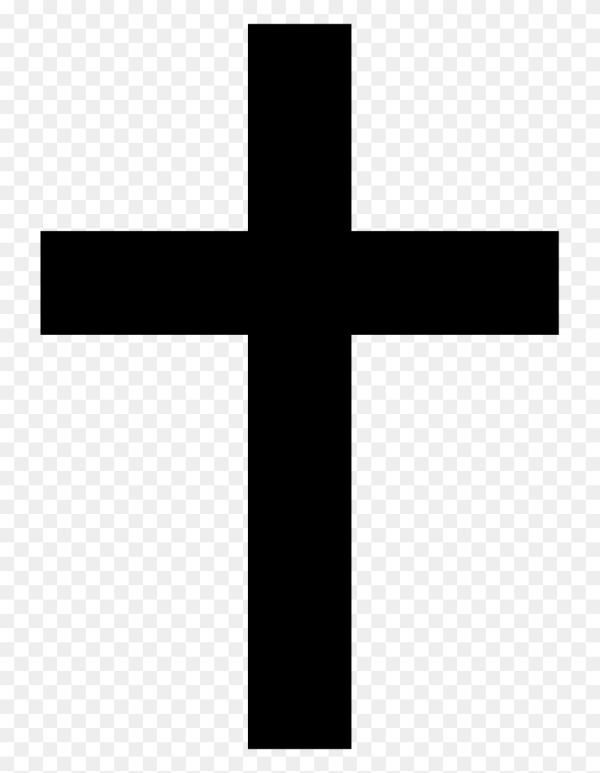 733x1023 Christian Cross - Crucifix PNG