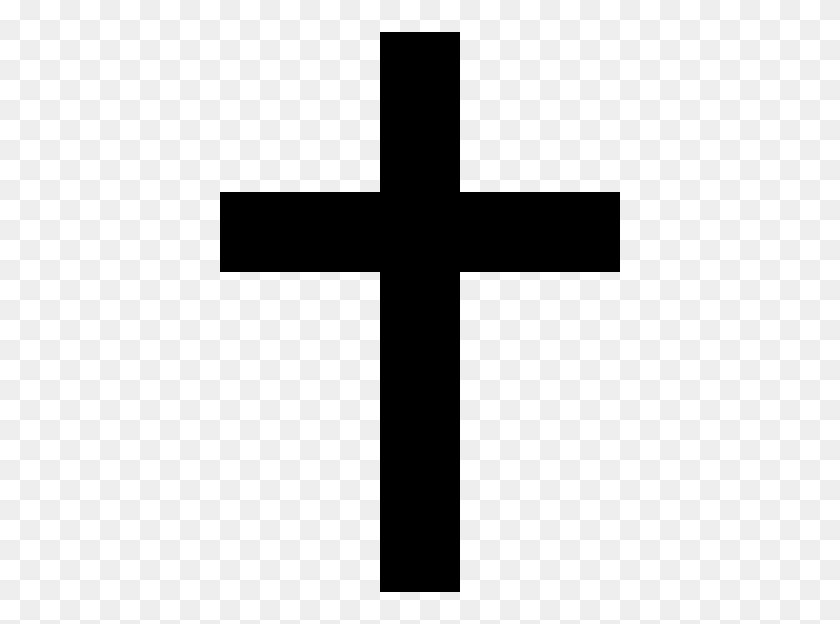404x564 Христианский Крест - Иисус На Кресте Png