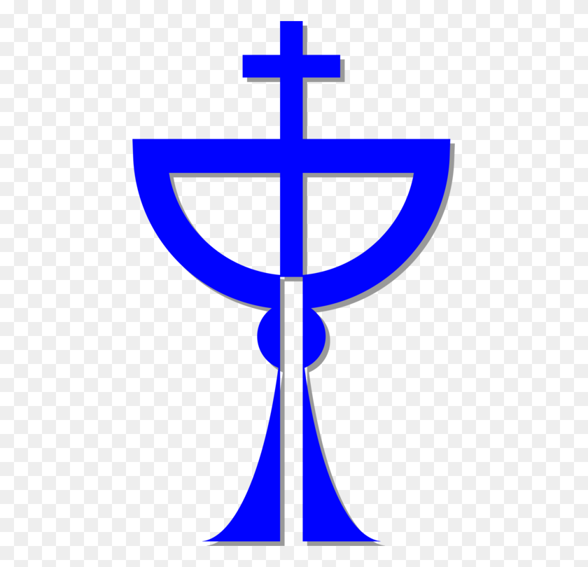 461x750 Christian Cross Chalice Eucharist Symbol - Communion Clipart Free