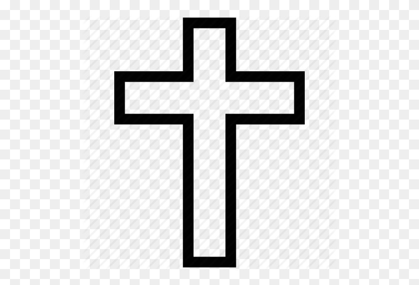 512x512 Cruz Cristiana, El Cristianismo, La Cruz, La Santa Cruz, La Cruz De Jesús - Jesús En La Cruz Png