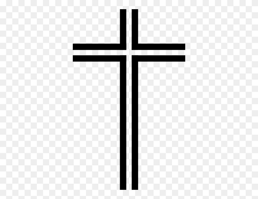 366x590 Христианский Крест Картинки - Крест Черный Клипарт