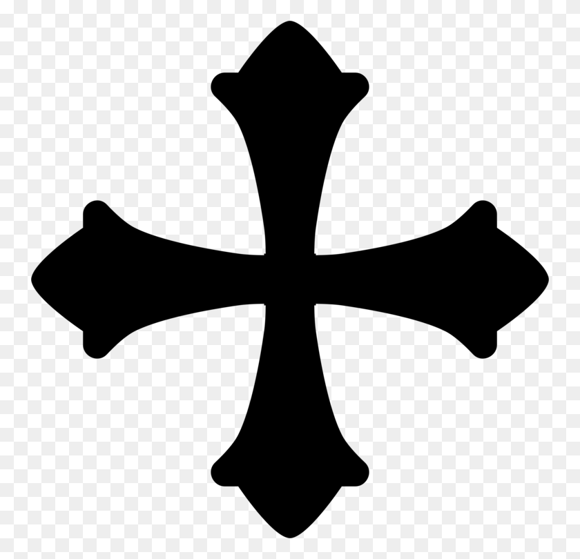 750x750 Христианский Крест Кресты В Геральдике Компьютерные Иконки Тау Крест Бесплатно - Распятие Клипарт Черный И Белый