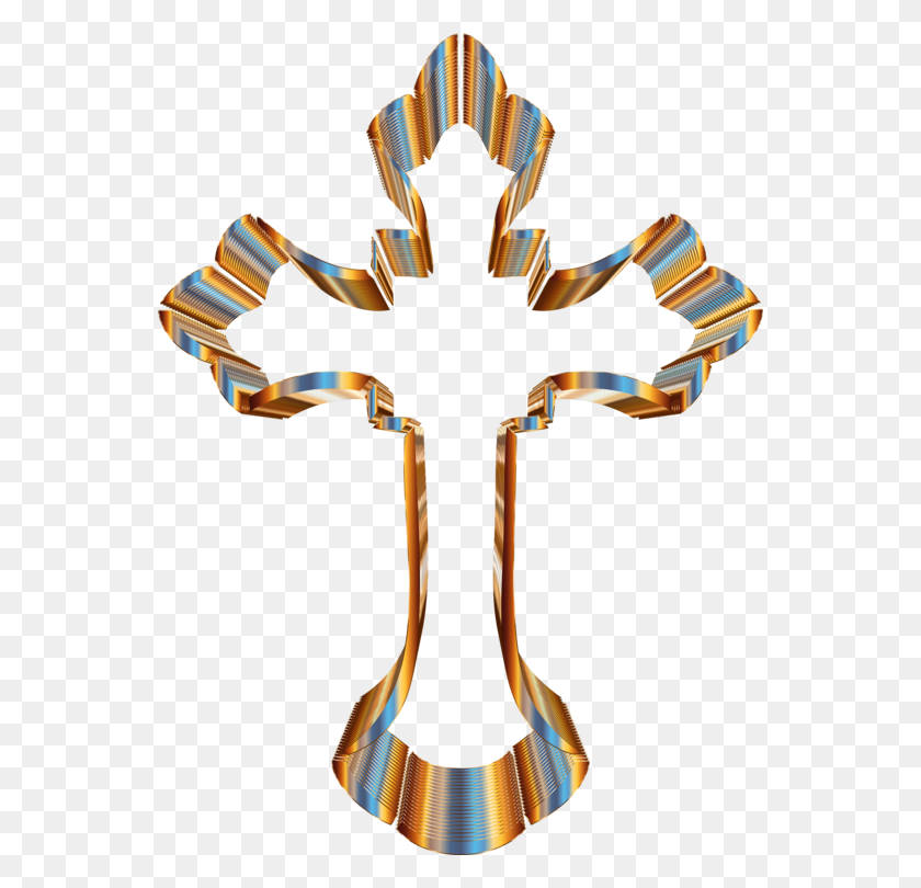 552x750 Christian Cross Crucifix Computer Icons Silver - Ornate Cross Clipart