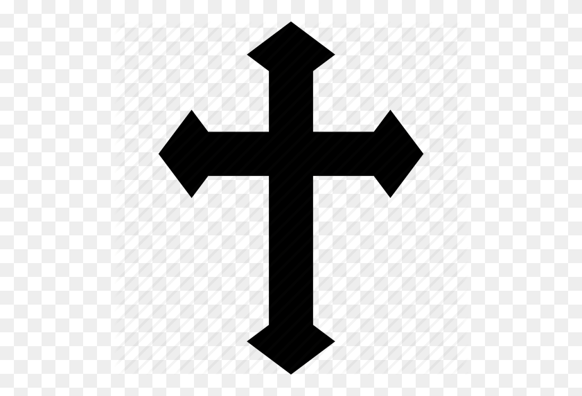 512x512 Cristiano, Cruz, Crucificar, Dios, Jesús, Religión Icono - Cruz Cristiana Png