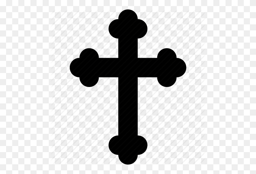 512x512 Cristiano, Cruz, Crucificar, Dios, Jesús, Religión Icono - Icono De Cruz Png