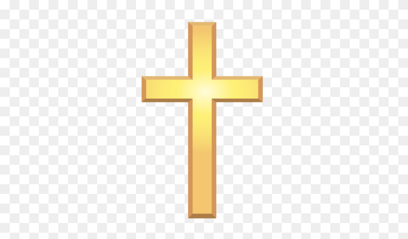 300x433 Христианский Крест Png Изображение Без Фона Веб-Иконки Png - Золотой Крест Png