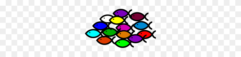 250x140 Christian Fish Symbols Rainbow School - Christian Fish PNG