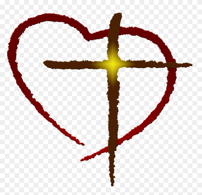 1600x1542 Христианское Сердце - Клипарт Олень И Лань