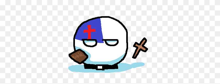 358x262 Christianityball Polandball Wiki Fandom Powered - Cristo Ha Resucitado Imágenes Prediseñadas