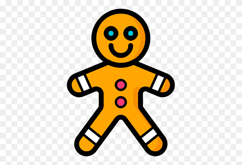 375x512 Christmas - Gingerbread Man PNG