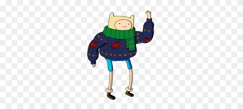 261x320 Christmas Adventure Time Sweater Adventure Time - Ugly Christmas Sweater Clipart Free