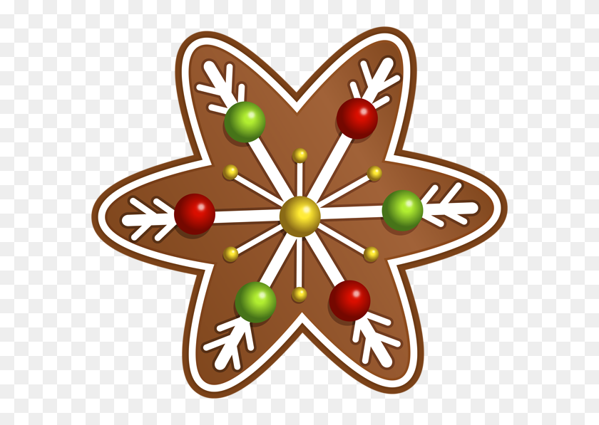 600x537 Christmas Baking Clip Art, Christmas Cookie Set Scrapbook Cut - Christmas Gingerbread Man Clipart