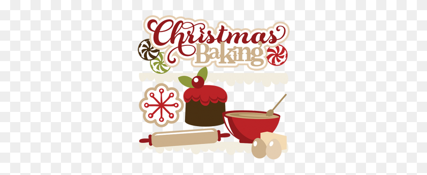300x284 Christmas Baking Free Svgs Cute Christmas Clipart Cute Clip - Christmas Baking Clipart