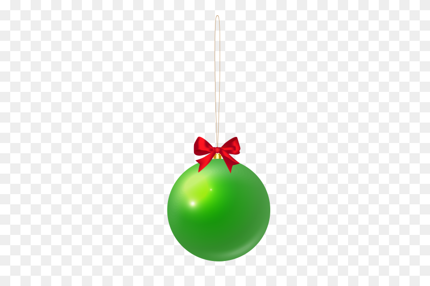 217x500 Bola De Navidad Verde Png Clipart - Bola De Clipart