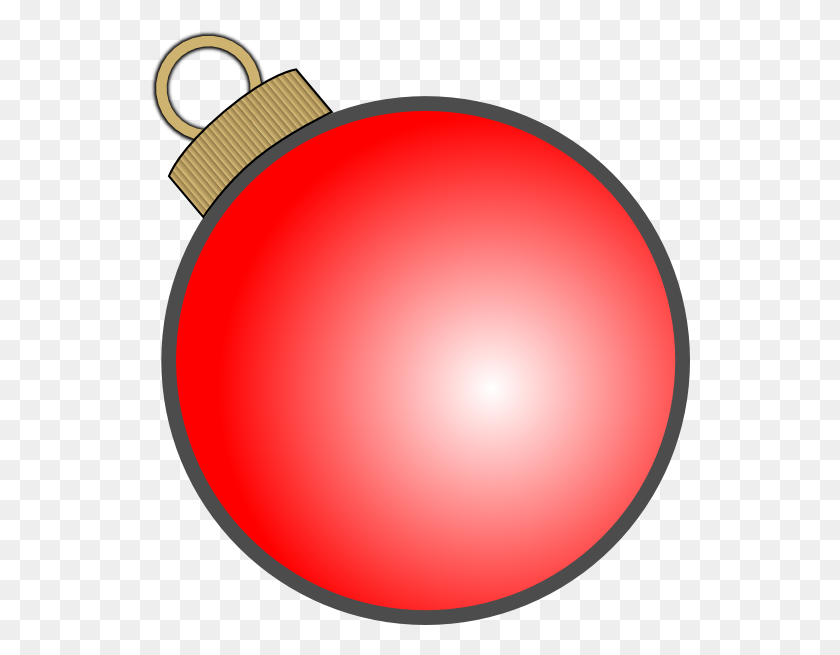 540x595 Christmas Ball Ornament Clip Art - Iphone Clipart