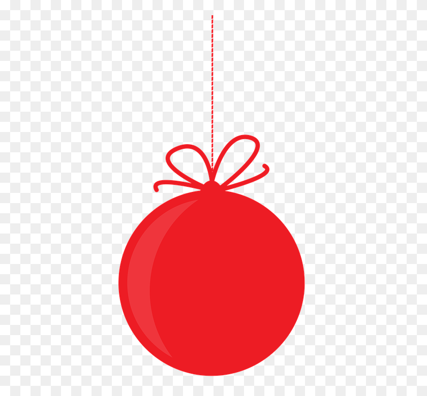 720x720 Bola De Navidad Roja Png - Adorno Clipart Gratis