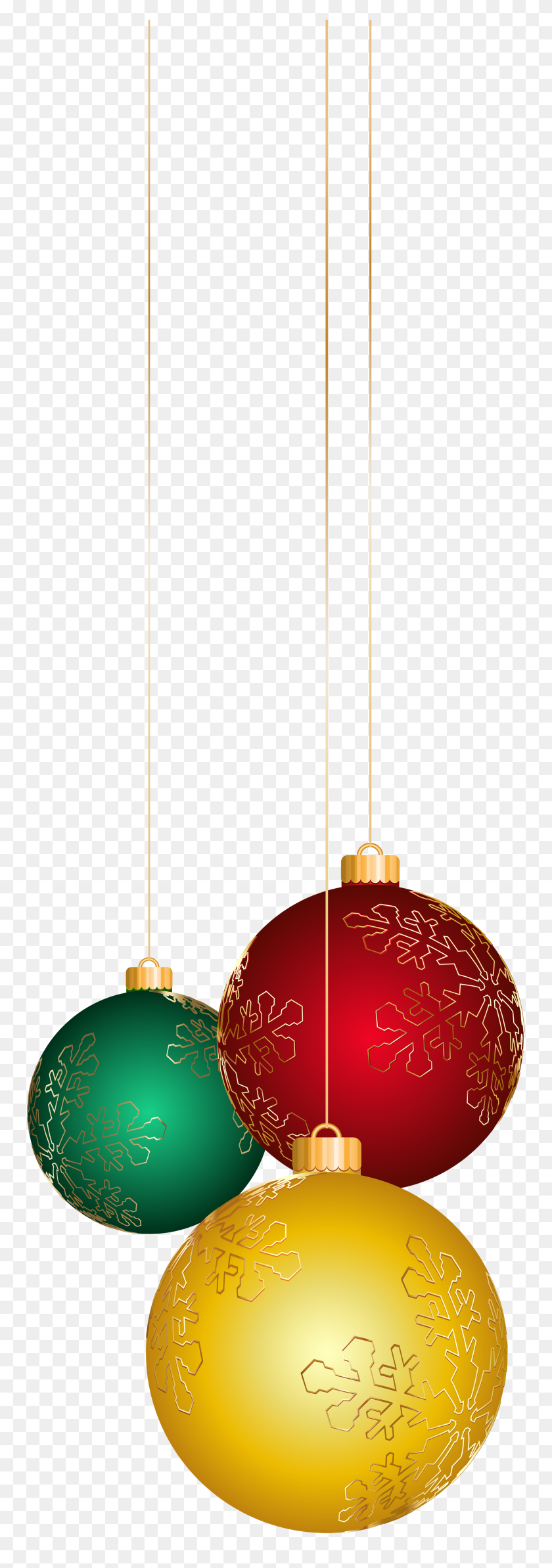 2011x6000 Christmas Balls Png Clip Art - Pendulum Clipart