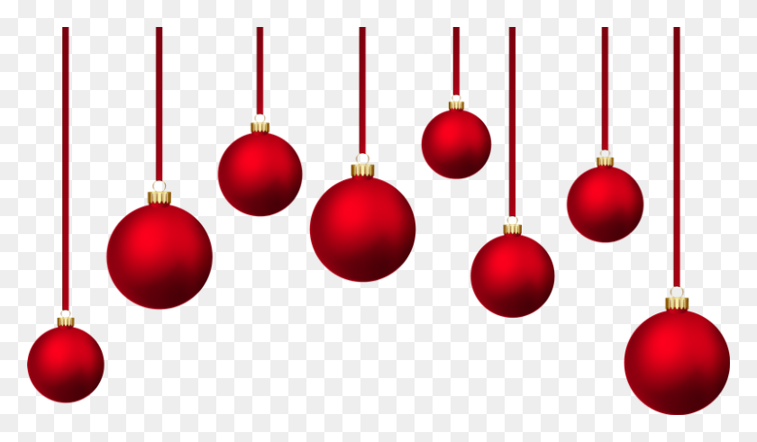 800x443 Christmas Baubles, Background Christmas Balls, Holidays - Christmas Background PNG