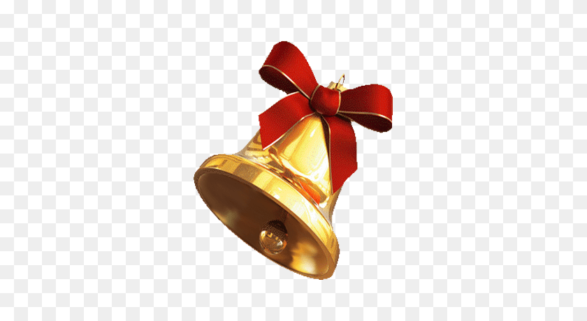 300x400 Christmas Bell Gold Transparent Background - Christmas Bells PNG