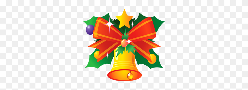 280x245 Christmas Bell Png Transparent Backround - Bell PNG