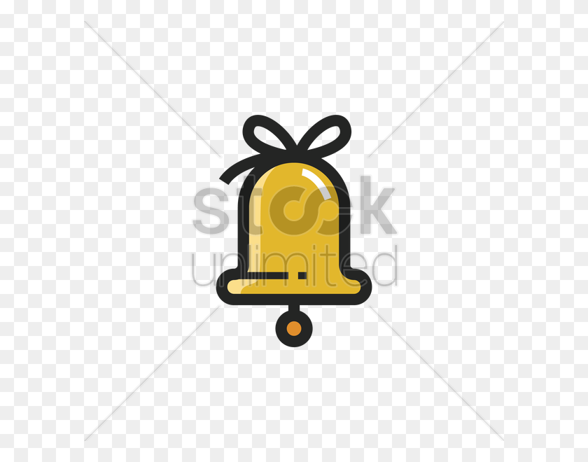600x600 Christmas Bell Vector Png - Bell PNG