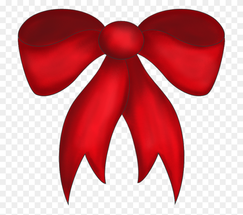 717x684 Christmas Bow Clip Art - Holly Clipart Free