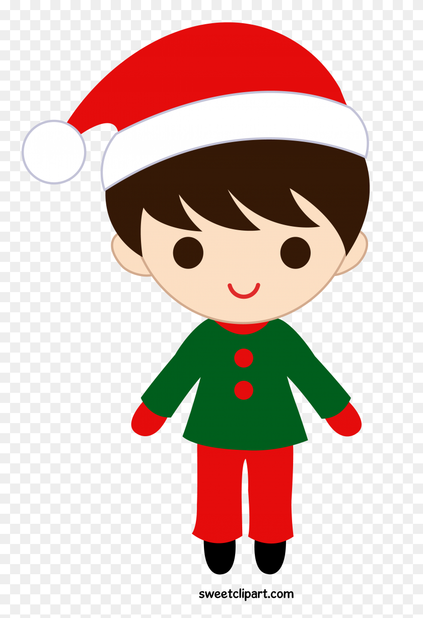4359x6523 Christmas Boy Clipart - Email Clipart