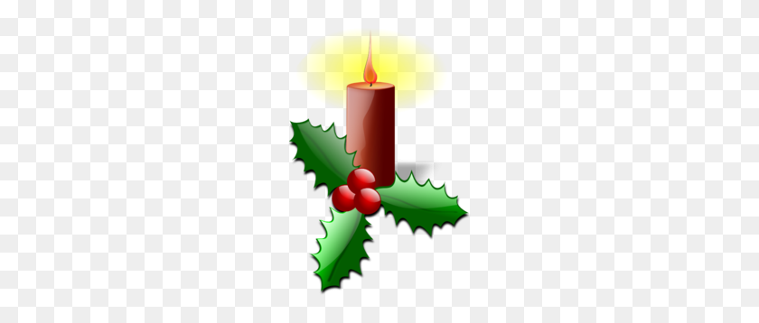 204x298 Christmas Candle Clip Art - Candle Light Clipart