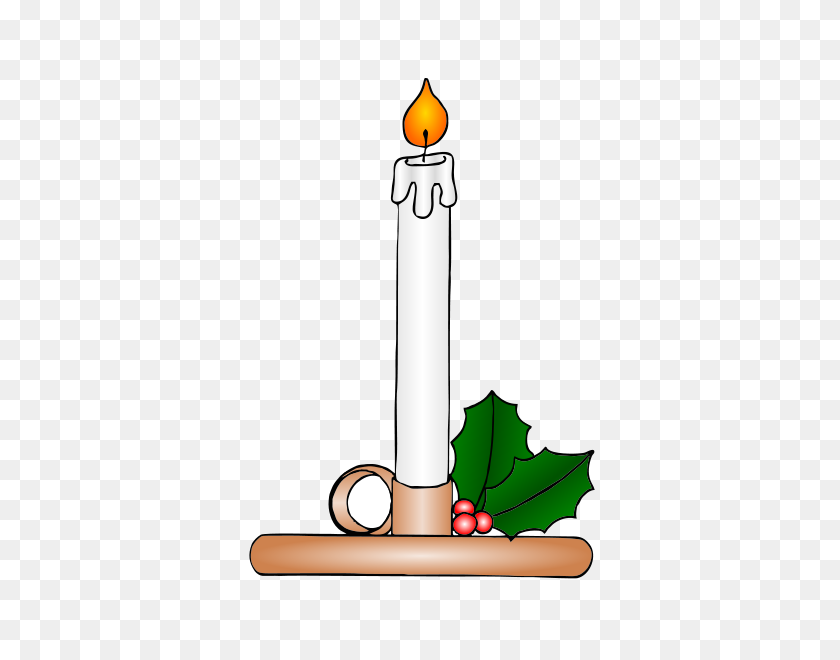 424x600 Christmas Candle Png Clip Arts For Web - Candlestick Clipart