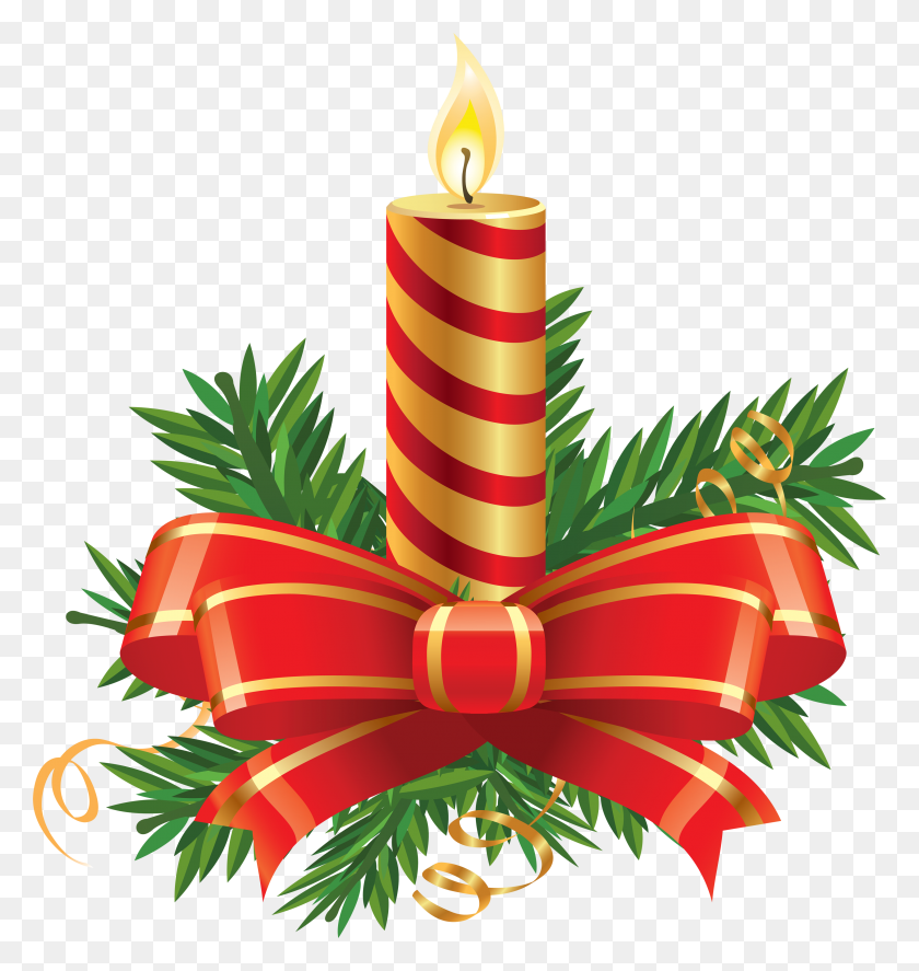 3307x3508 Christmas Candle's Png Image - Transparent Christmas Clipart