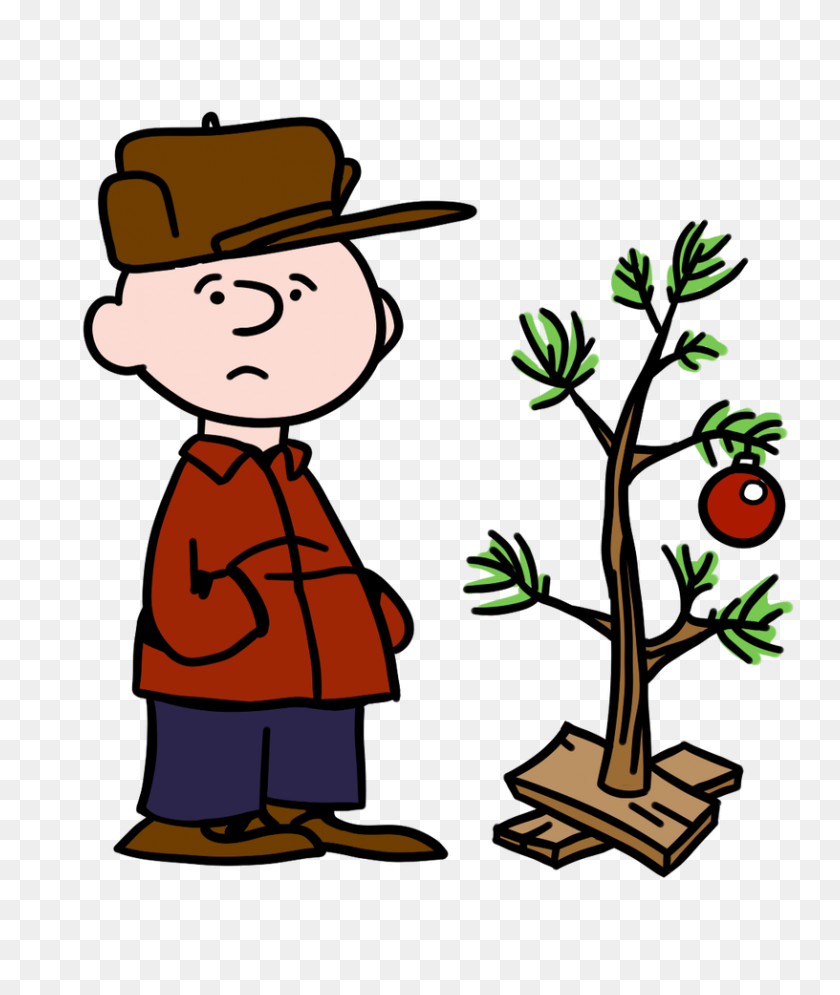 816x979 Christmas Charlie Brown - Charlie Brown Christmas Tree Clip Art