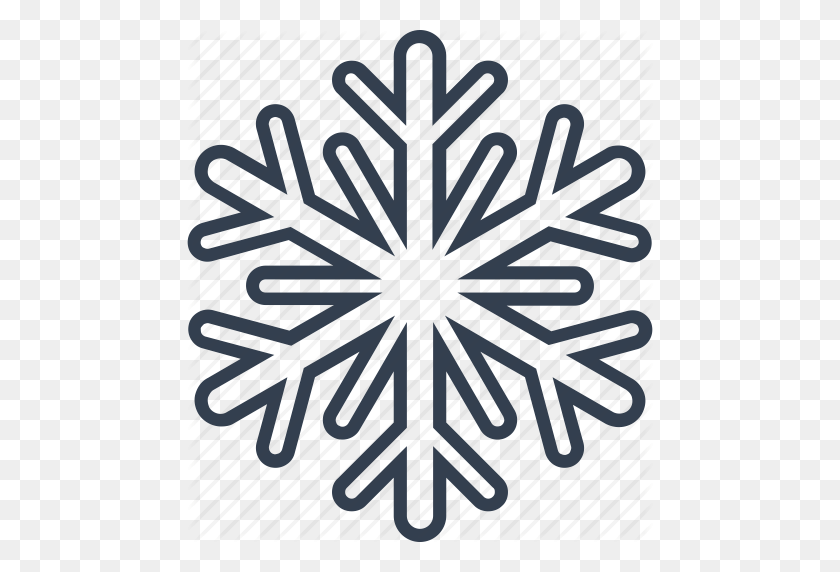 466x512 Christmas, Classic, Flake, Geometric, Holiday, Line, Snow - Snowflake PNG Transparent