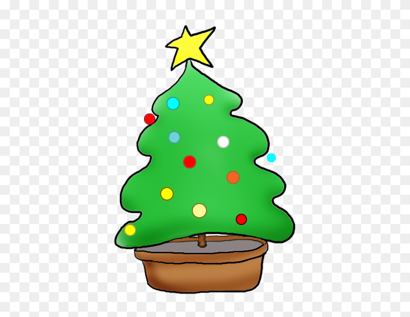 464x591 Christmas Clip Art - Tree House Clipart
