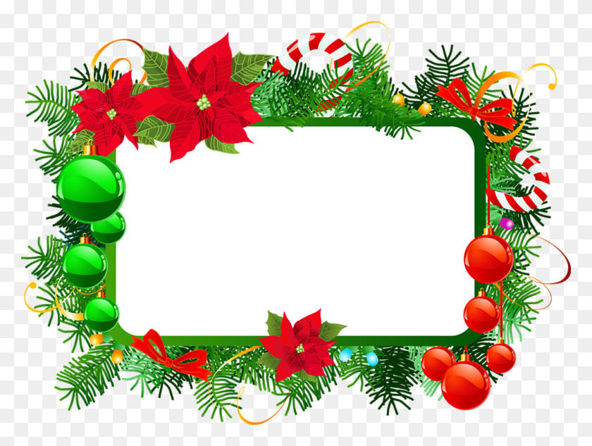 1024x753 Christmas Clipart - Christmas Garland PNG