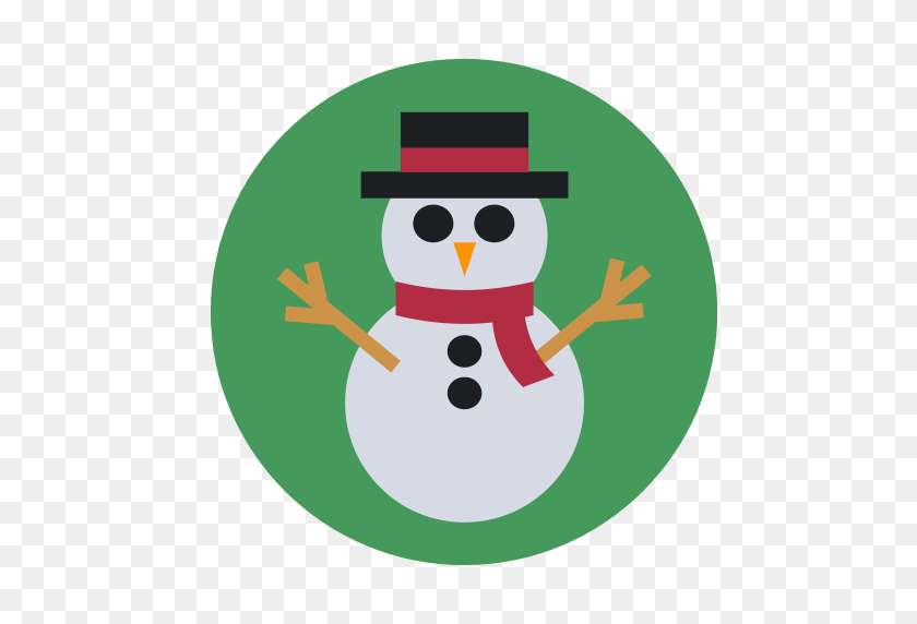 512x512 Christmas, Cold, Frosty, Frozen, Snowman Icon - Frosty The Snowman PNG