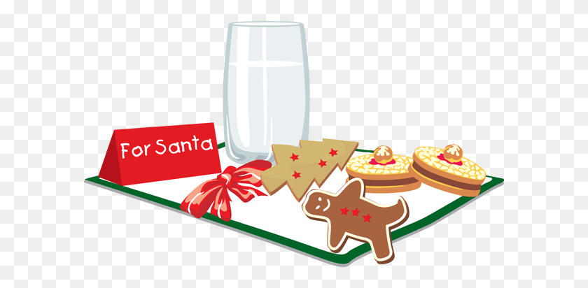 600x352 Christmas Cookie Cliparts - Cookie Clipart Black And White