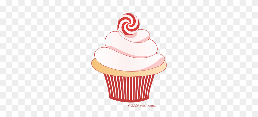246x320 Christmas Cupcake Clip Art Cupcake Art Cupcake - Cake Decorating Clipart