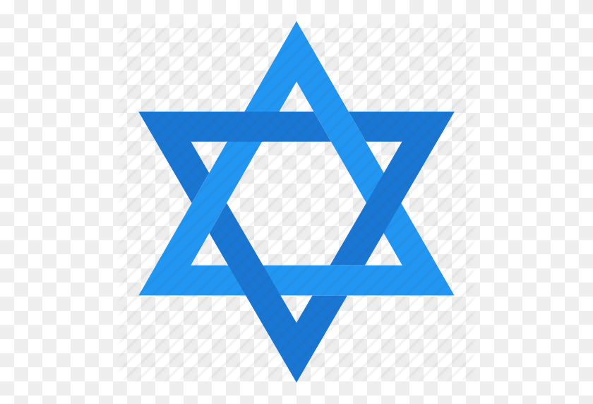 512x512 Christmas, David, Hanukkah, Holiday, Jewish, Star, Xmas Icon - Jewish Star PNG