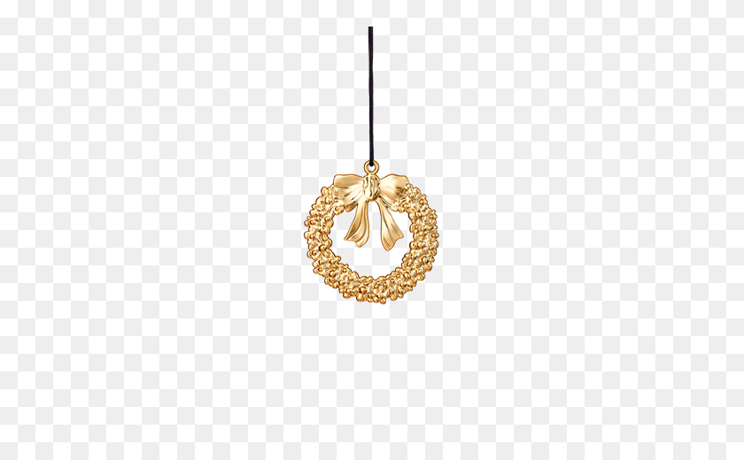 460x460 Christmas Decorations, Gold - Gold Wreath PNG