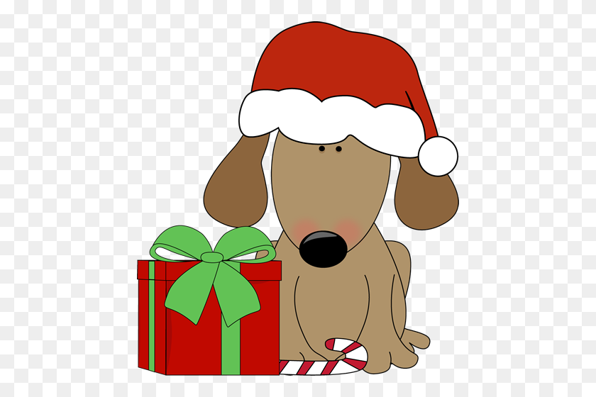 454x500 Christmas Dog Png - Boxer Dog Clipart