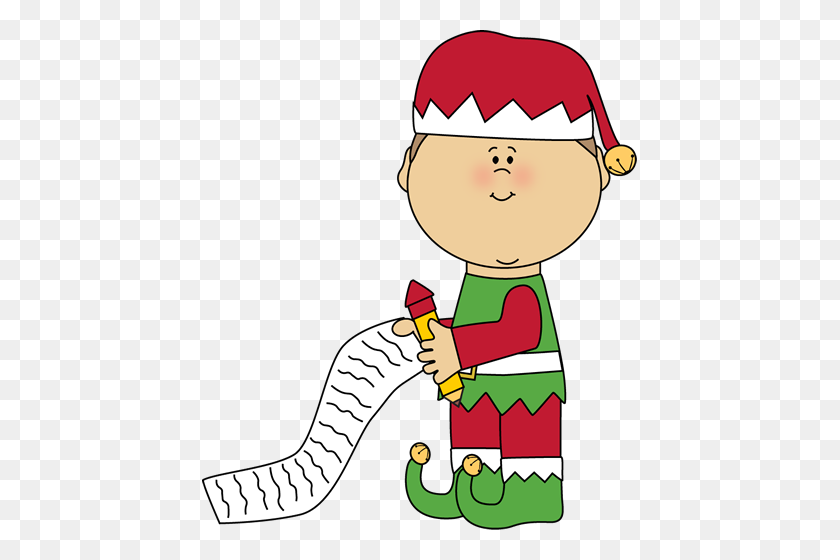 435x500 Christmas Elf Cartoon Png - Christmas Characters Clipart