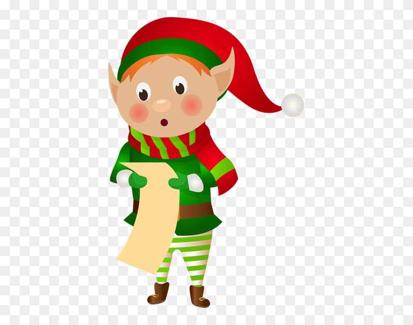 405x600 Christmas Elf Transparent Background - Christmas Background PNG