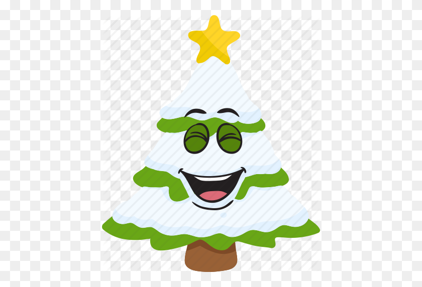 434x512 Christmas, Emoji, Emoticon, Smiley, Tree, Winter Icon - Christmas Tree Emoji PNG