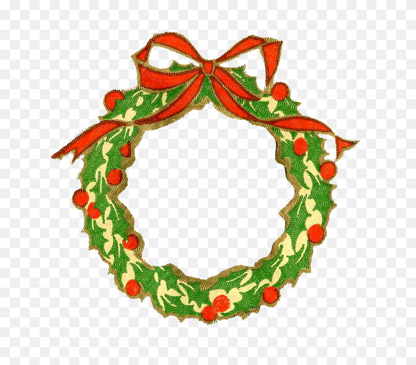 675x676 Christmas Eve Services - Holiday Wreath Clip Art