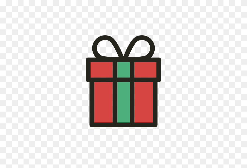 512x512 Рождество, Подарок, Праздники, Вечеринка, Подарок Значок - Рождественский Подарок Png