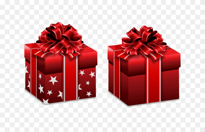 850x523 Christmas Gifts Png - Christmas Gift PNG