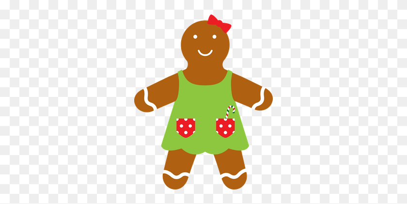 286x361 Christmas Gingerbread Girl Clip Art Christmas - Gingerbread Man Clipart