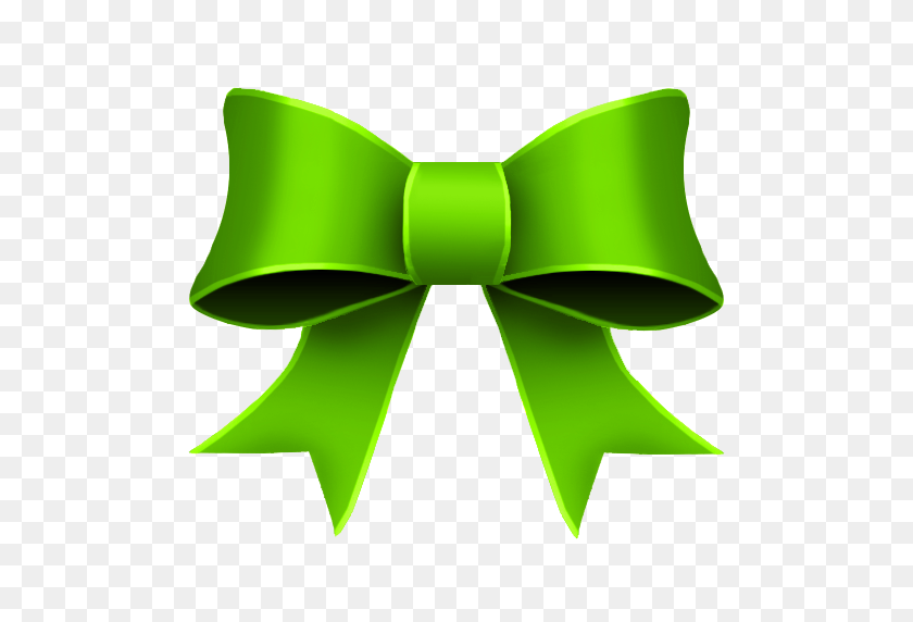 512x512 Christmas Green Bow Clip Art Clip Art - Ribbon Bow Clipart