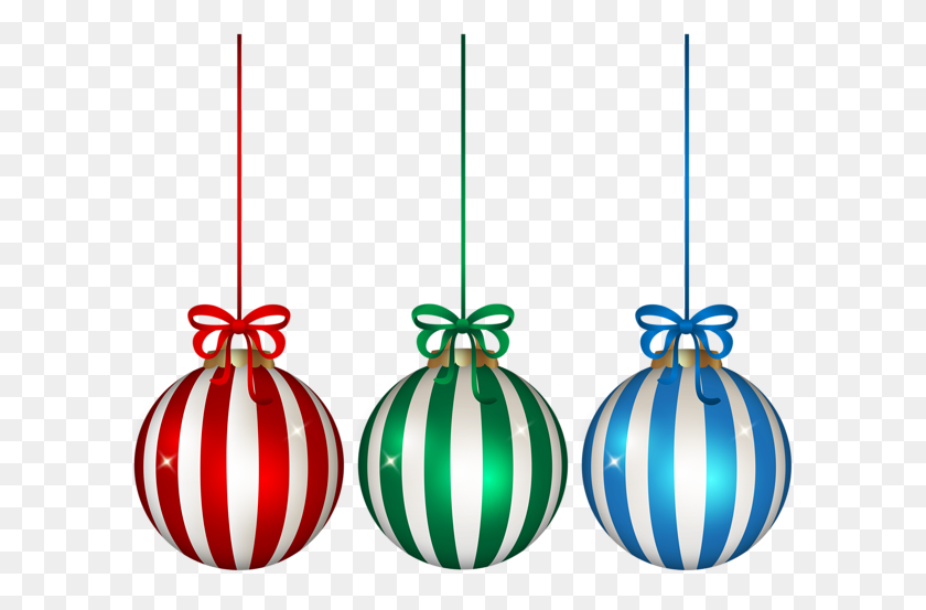 600x493 Christmas Hanging Ornament Set Clip Art Gallery - Ornament Clipart Free